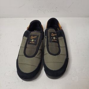 Danner Suede Faux Fur Slip On Comfort Lightweight Jag Loft Shoes Olive Green 7M